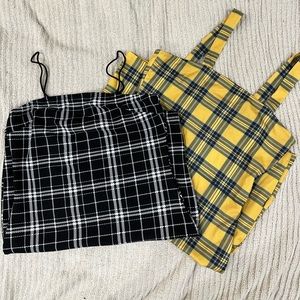 SHEIN Plaid Mini Dress Bundle